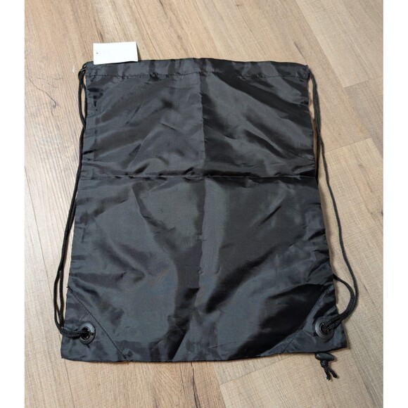 NWT Hard Rock Cafe Authentic Black Drawstring Bag Gym Sack Bag - Picture 2 of 5